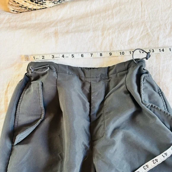 🌻Y2k ICON Black‎ Drawstring Parachute Pants in Black XS - Picture 6 of 9